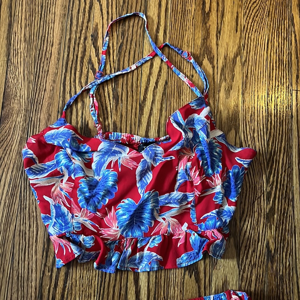 Topshop Two Piece Patterned Set. - image 2